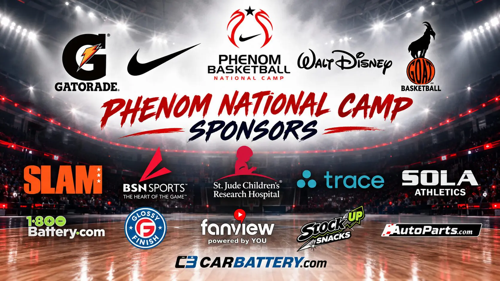 Phenom National Camp Sponsors Banner