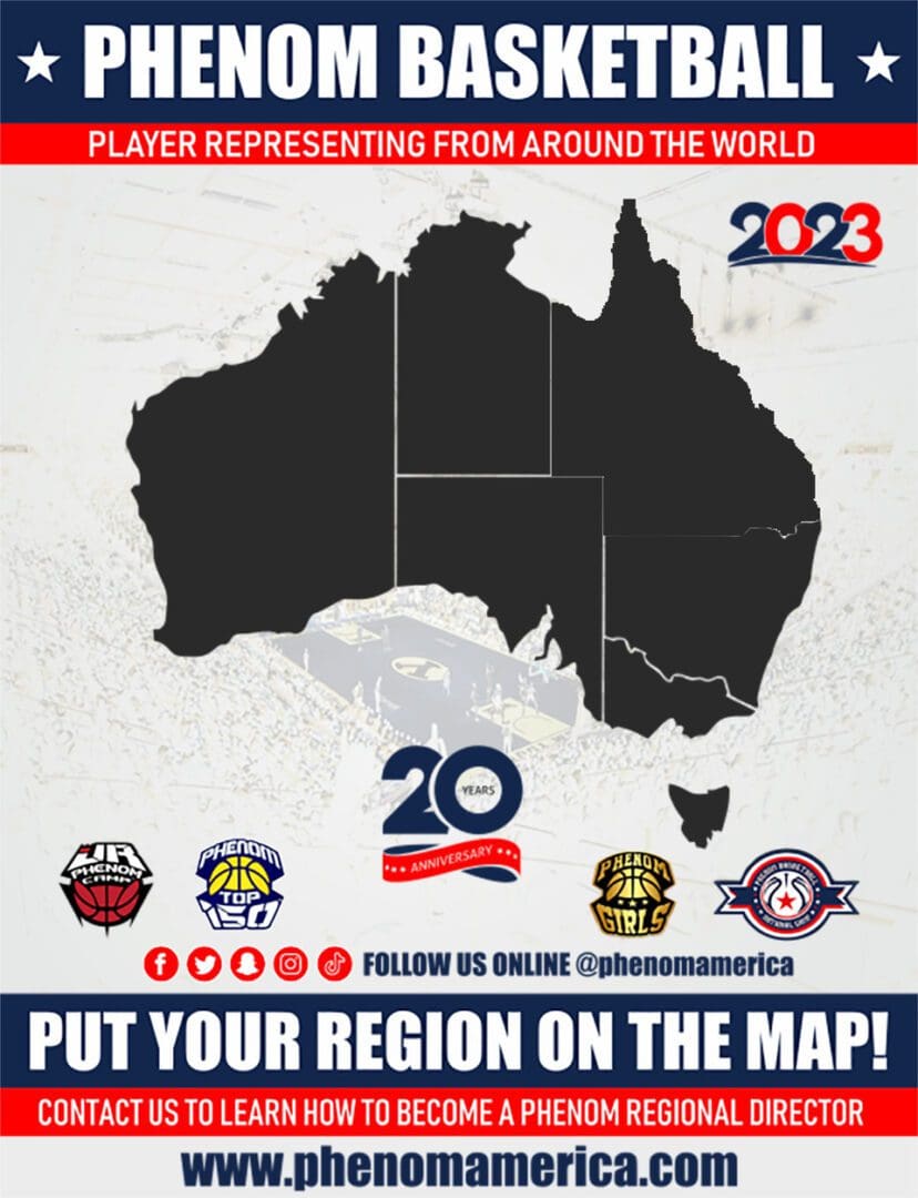 2023 boys Australia Map