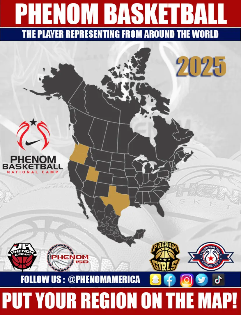 2024 Girls PHENOM CAMP PARTICIPATION MAP August 12 24