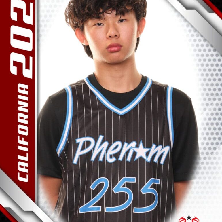 Here's an alt tag for the image: Basketball player, Phenom 255, California 2024.