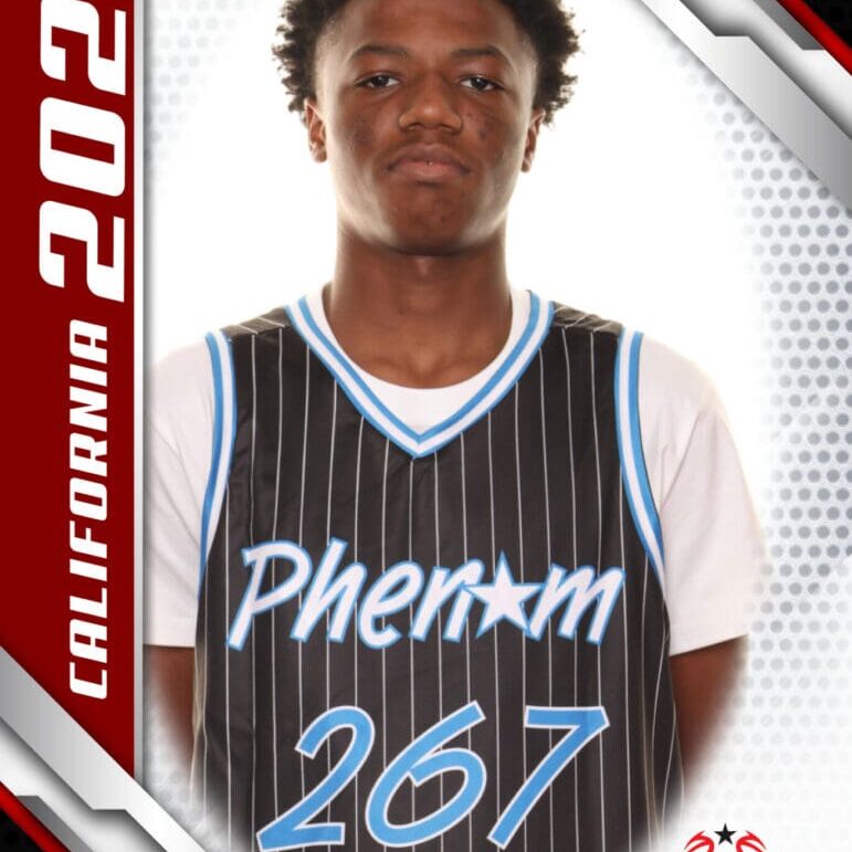 Here's an alt tag for the image: Basketball player, Phenom 267, California 2024.